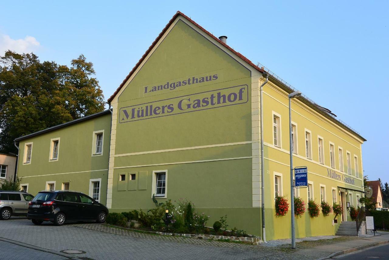 Landgasthaus Muellers Gasthof Радеберг Екстериор снимка